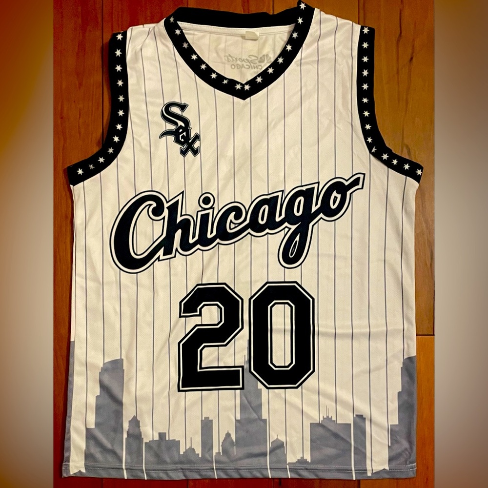 Chicago White Sox Jersey Tank Size Medium Chicago Skyline #20